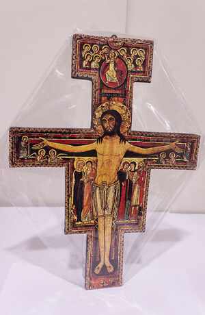 CRUZ SAN DAMIAN PAPEL 14X18