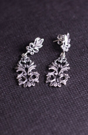PENDIENTE PLATA OXID 2PCS