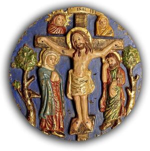 RELIEVE CALVARIO ROMANICO