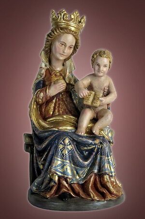 VIRGEN GOTICA PEPE ESTOFADA