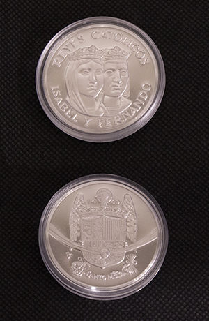 MONEDA PLATA REYES CATOLICOS