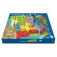 DESCUBRIENDO ESPAÑA - ATLAS TABLERO MAGNÉTICO