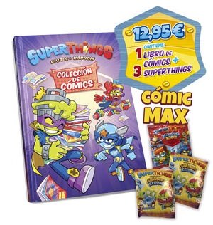 LIBRO COLECCIONISTA COMICS SUPERTHINGS MAX- KK Y G