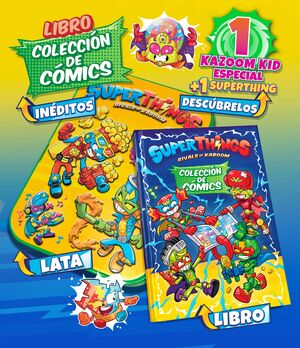 LIBRO DEL COLECCIONISTA DE COMICS SUPERTHINGS NEON