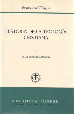 HISTORIA DE LA TEOLOGÍA CRISTIANA