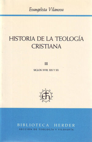 HISTORIA DE LA TEOLOGÍA CRISTIANA