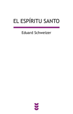 EL ESPÍRITU SANTO