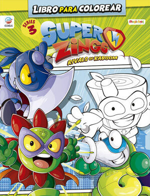 LIBRO PARA COLOREAR SUPERZINGS