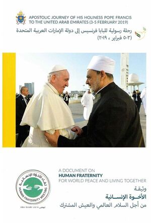 A DOCUMENT ON HUMAN FRATERNITY FOR WORLD PEACE AND LIVING TOGETHER