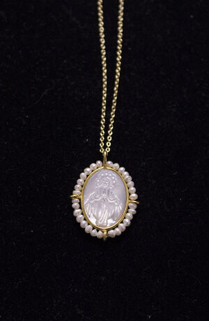 COLLAR NACAR MILAGROSA CERCO PERLA GR