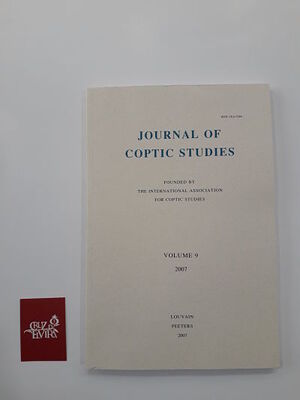 JOURNAL OF COPTIC STUDIES VOLUMEN 9 (2007)