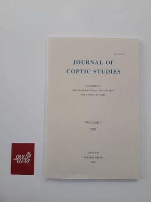 JOURNAL OF COPTIC STUDIES VOLUME 7 (2005)