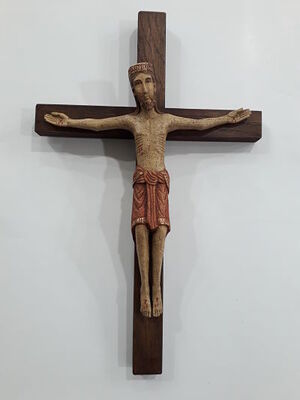 CRUCIFIJO ROMANICO 33CM XTO 20CM
