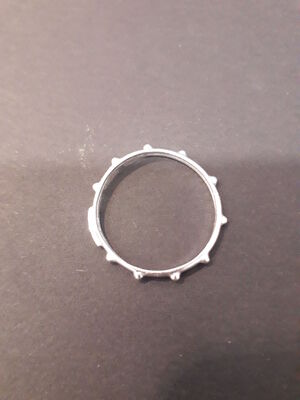 ANILLO ROSARIO PLATA FINO