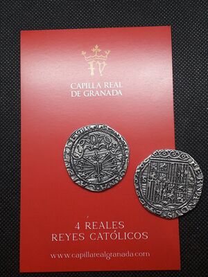 MONEDA 4 REALES LATON