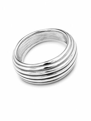 ANILLO RAYADO PLATA
